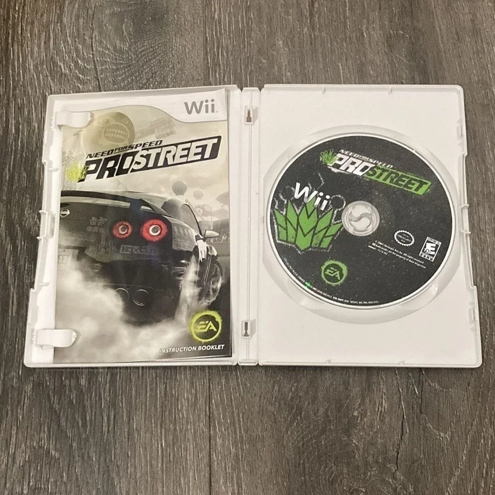 Nintendo Wii Need For Speed Pro Street Video Game With Booklet